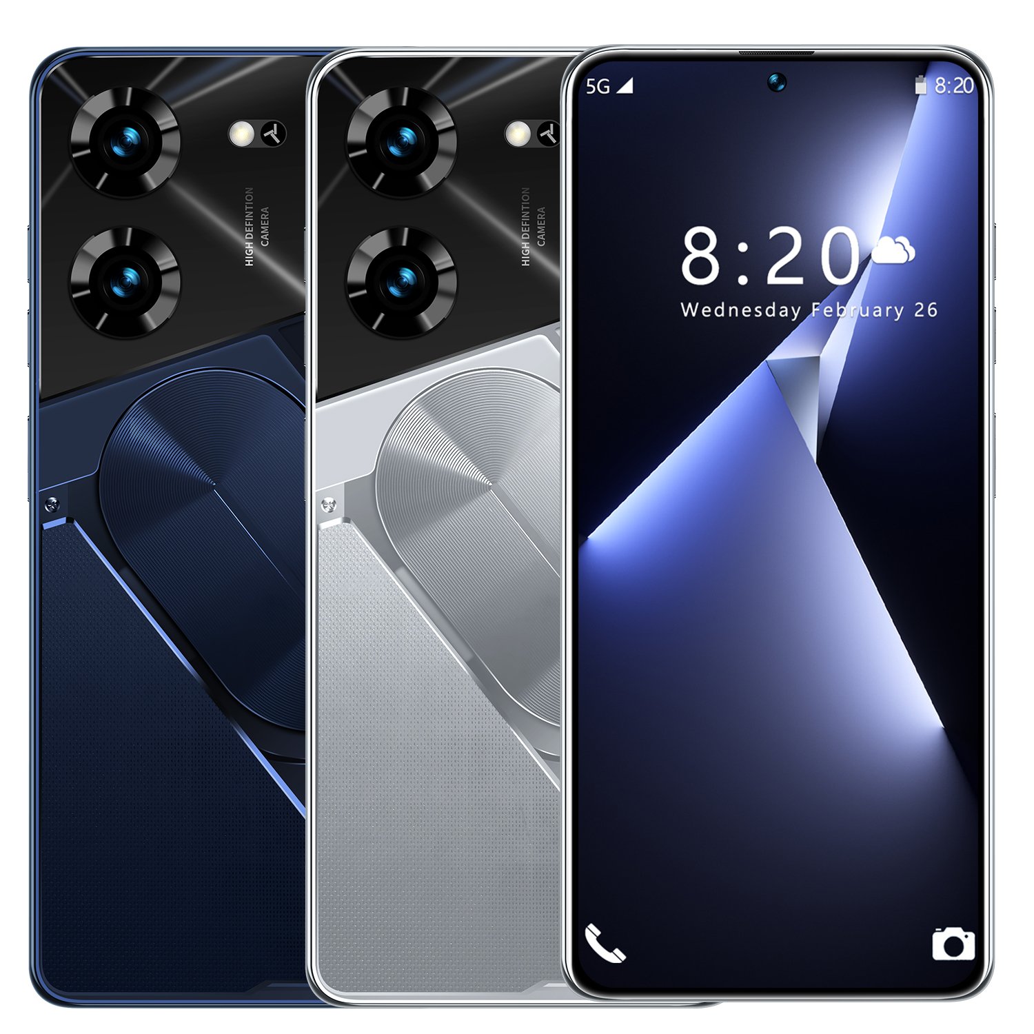 Hot Selling Pova5 Pro Android Smartphone Global Version 6.53 Inch HD+ 3GB+32GB 5MP+13MP Camera 4000mAh Smart Cellphone
